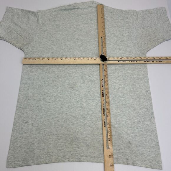 Vintage BSA Hale Scout Reservation T Shirt Mens Medium Boy Scouts Indian Gray - Picture 15 of 15